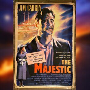 THE MAJESTIC (2001) - ORIGINAL DOUBLE SIDED MOVIE POSTER